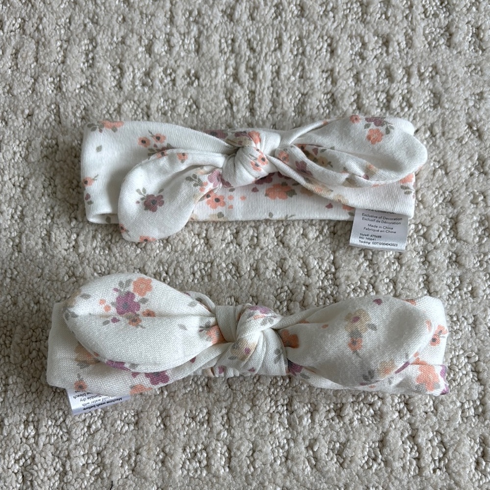 Floral Knot Headbands for Kids (Infant and 6-9 months)